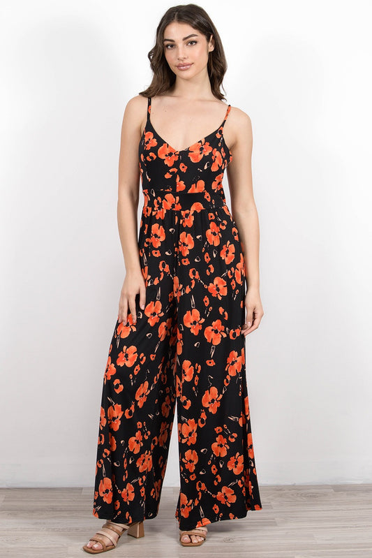 Ολόσωμη φόρμα floral εξώπλατη