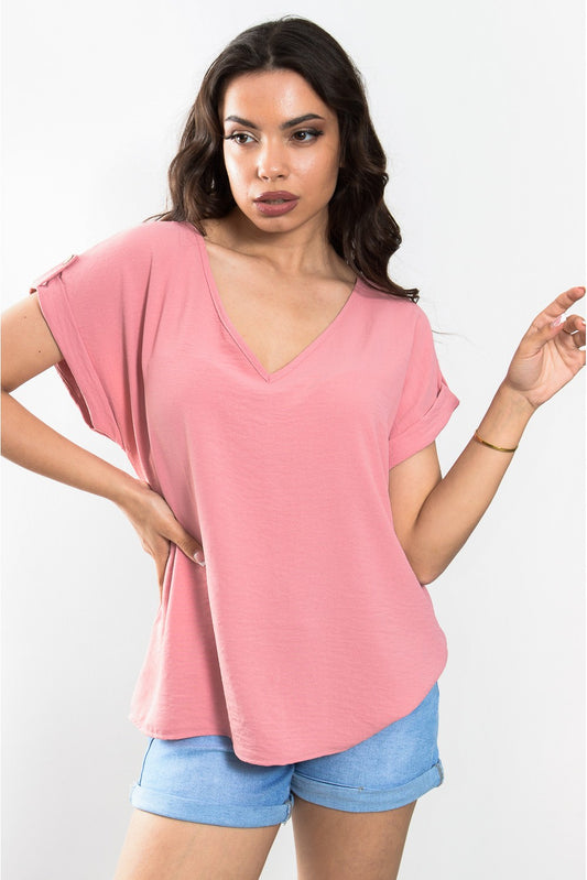 Μπλούζα crepe detailed