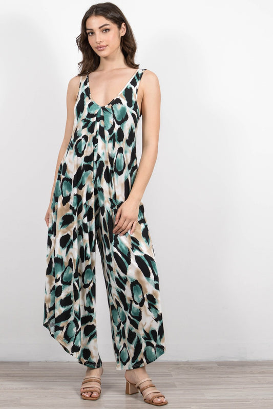 Ολόσωμη φόρμα εμπριμέ ασύμμετρη