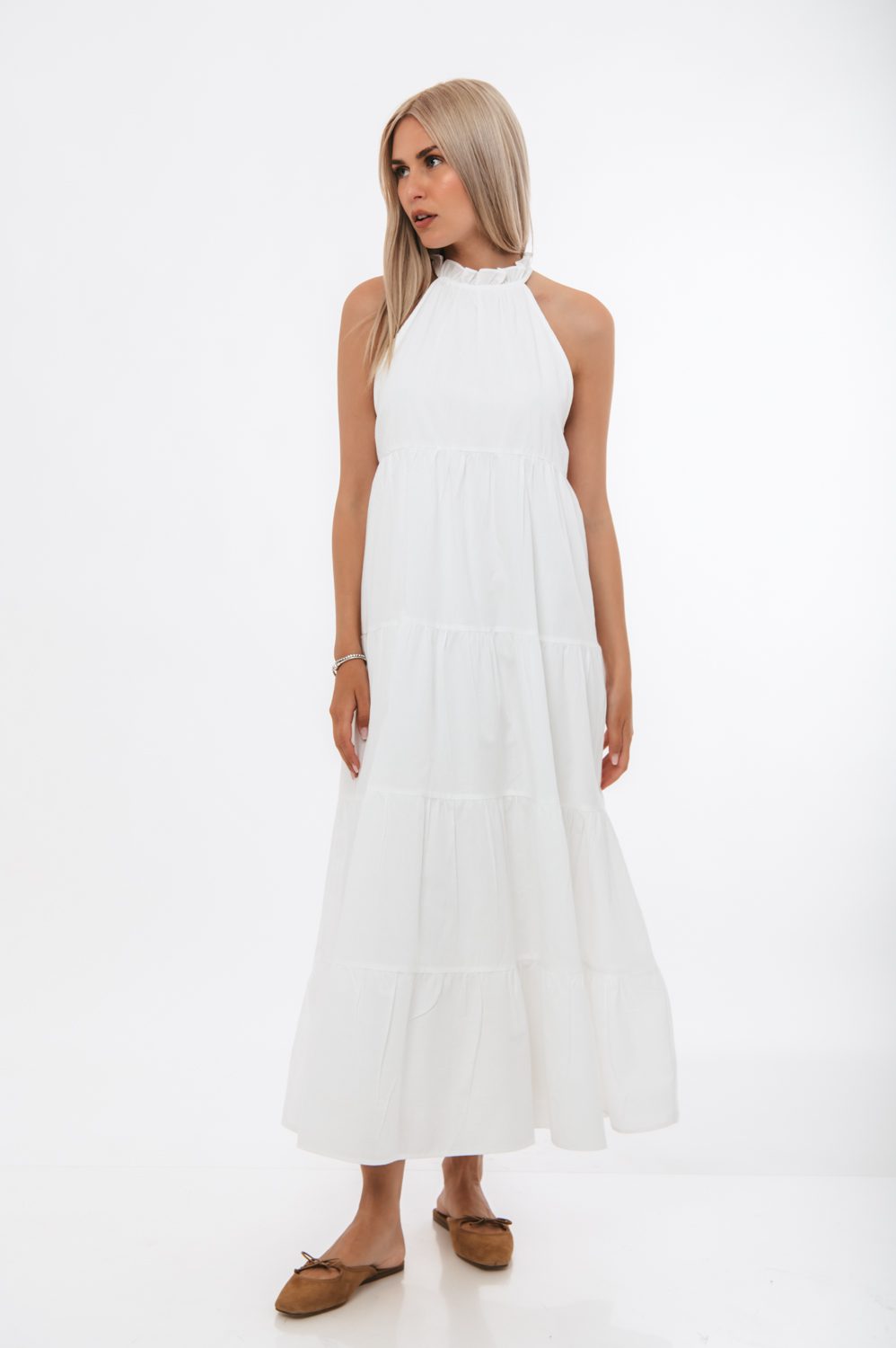 Φόρεμα maxi Halter