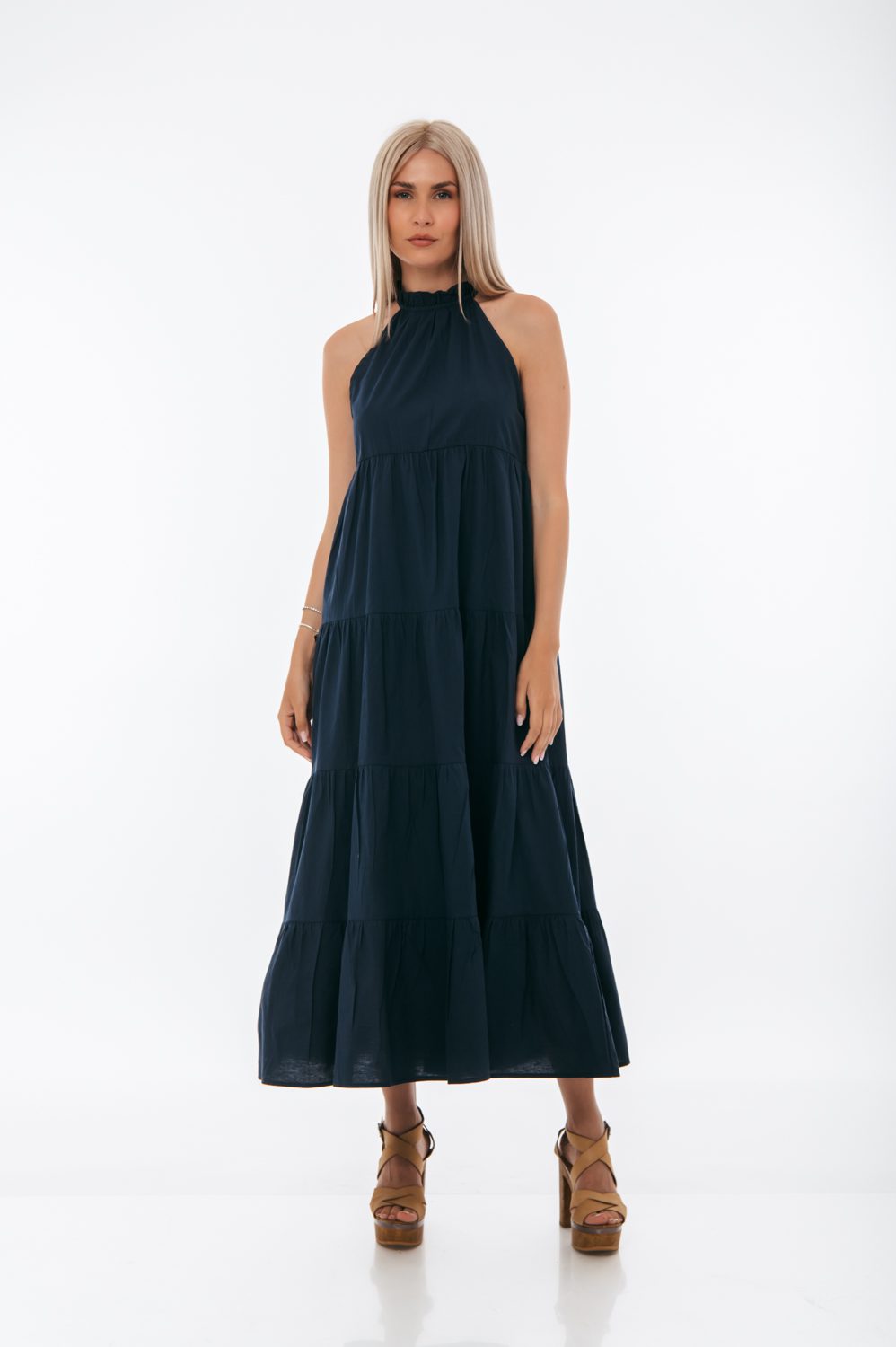 Φόρεμα maxi Halter