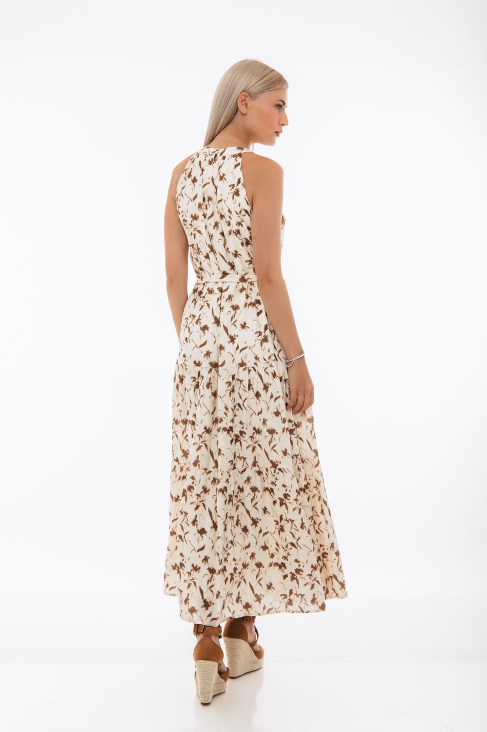 Φόρεμα maxi Halter floral