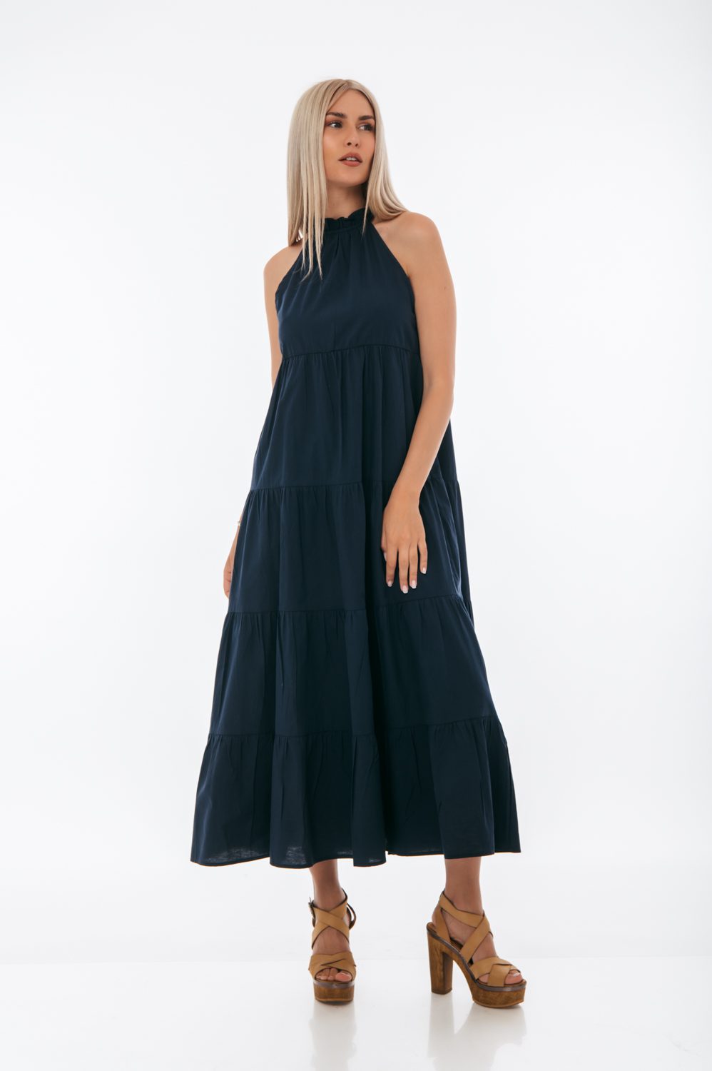 Φόρεμα maxi Halter