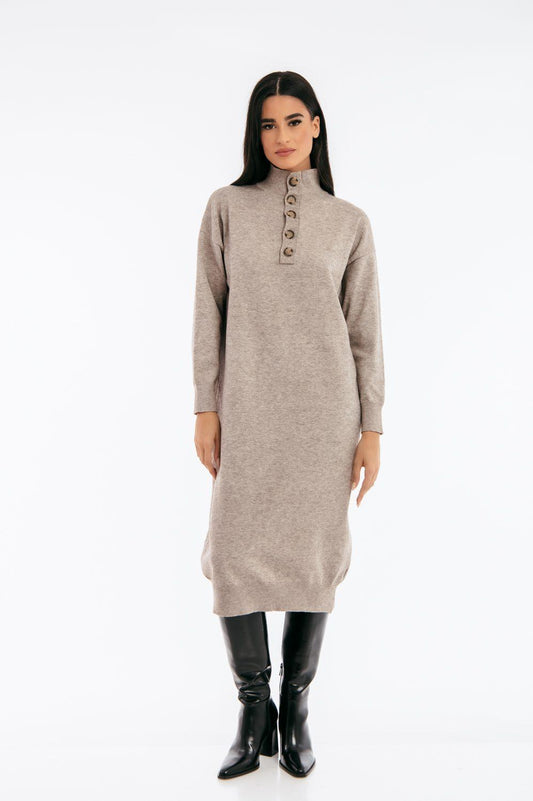 Φόρεμα πλεκτό detailed oversized