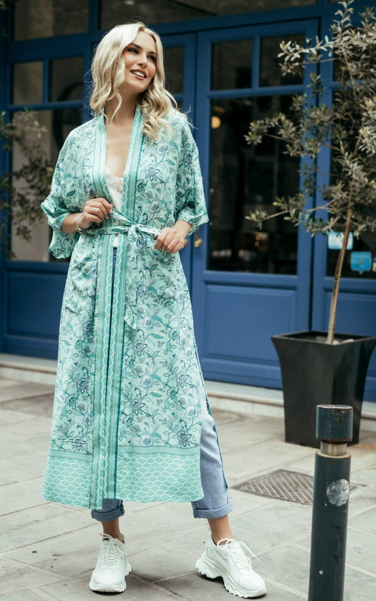 Κιμονό floral viscose