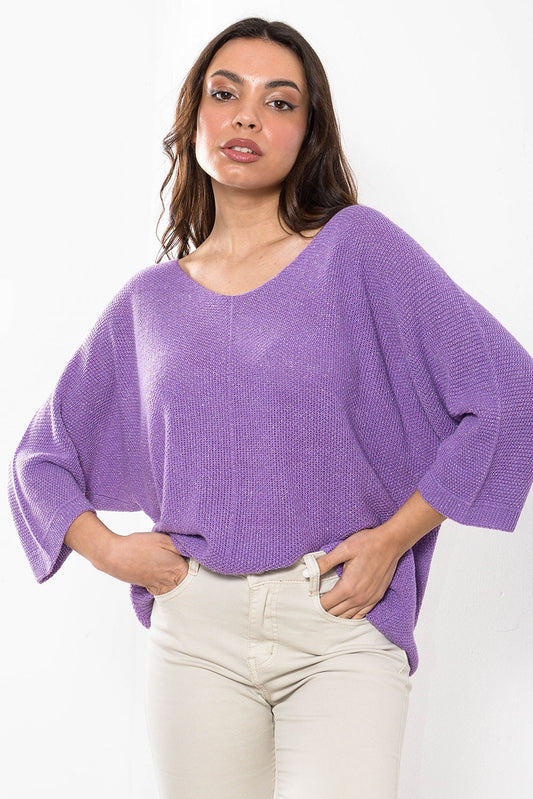 Μπλούζα νημάτινη lurex