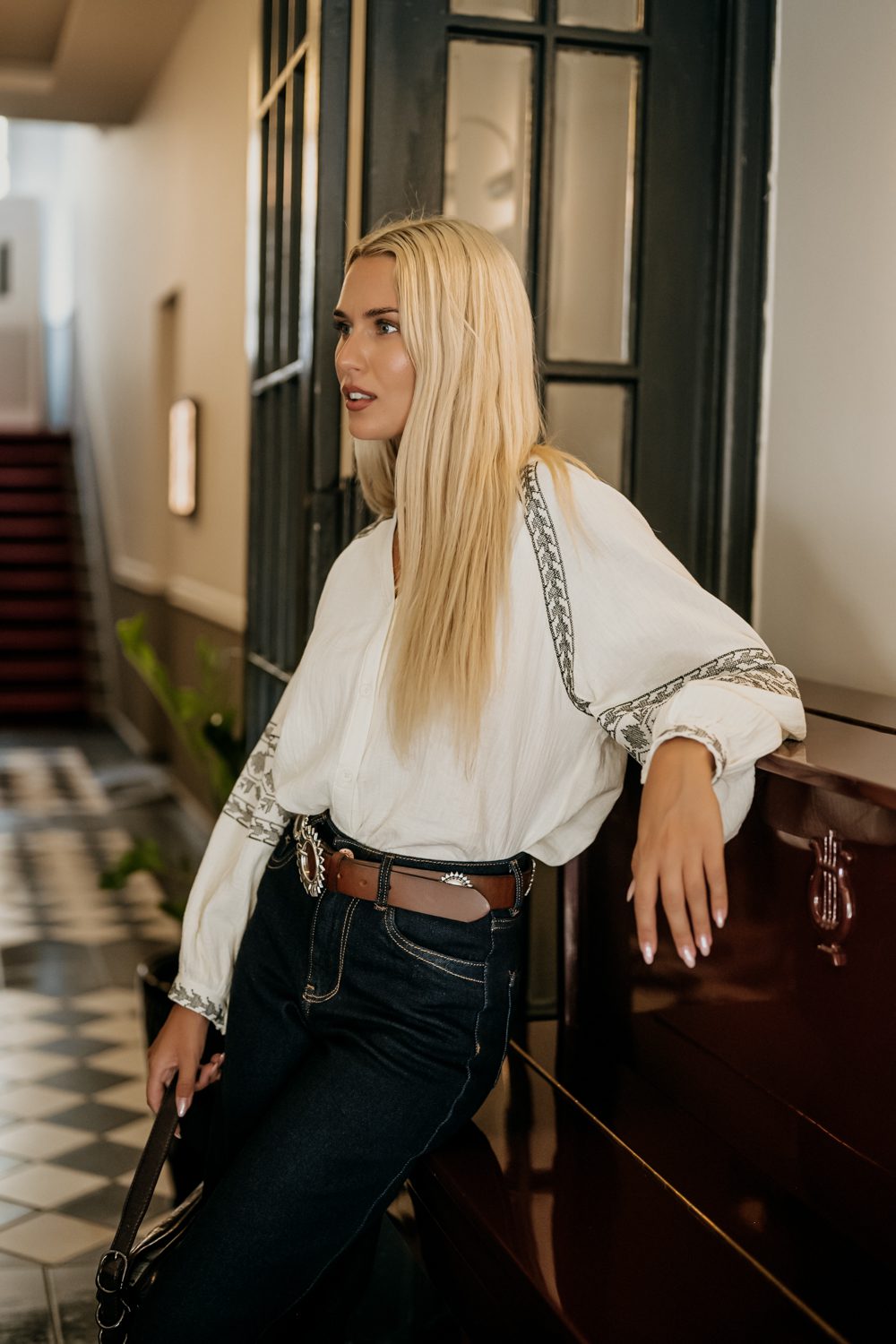 Πουκάμισο ethnic printed