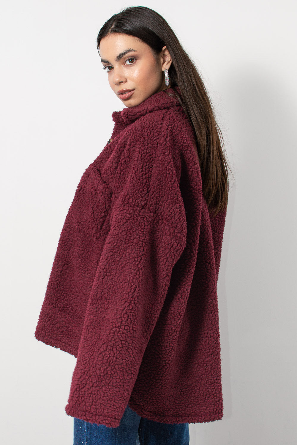 Jacket teddy μπουκλέ