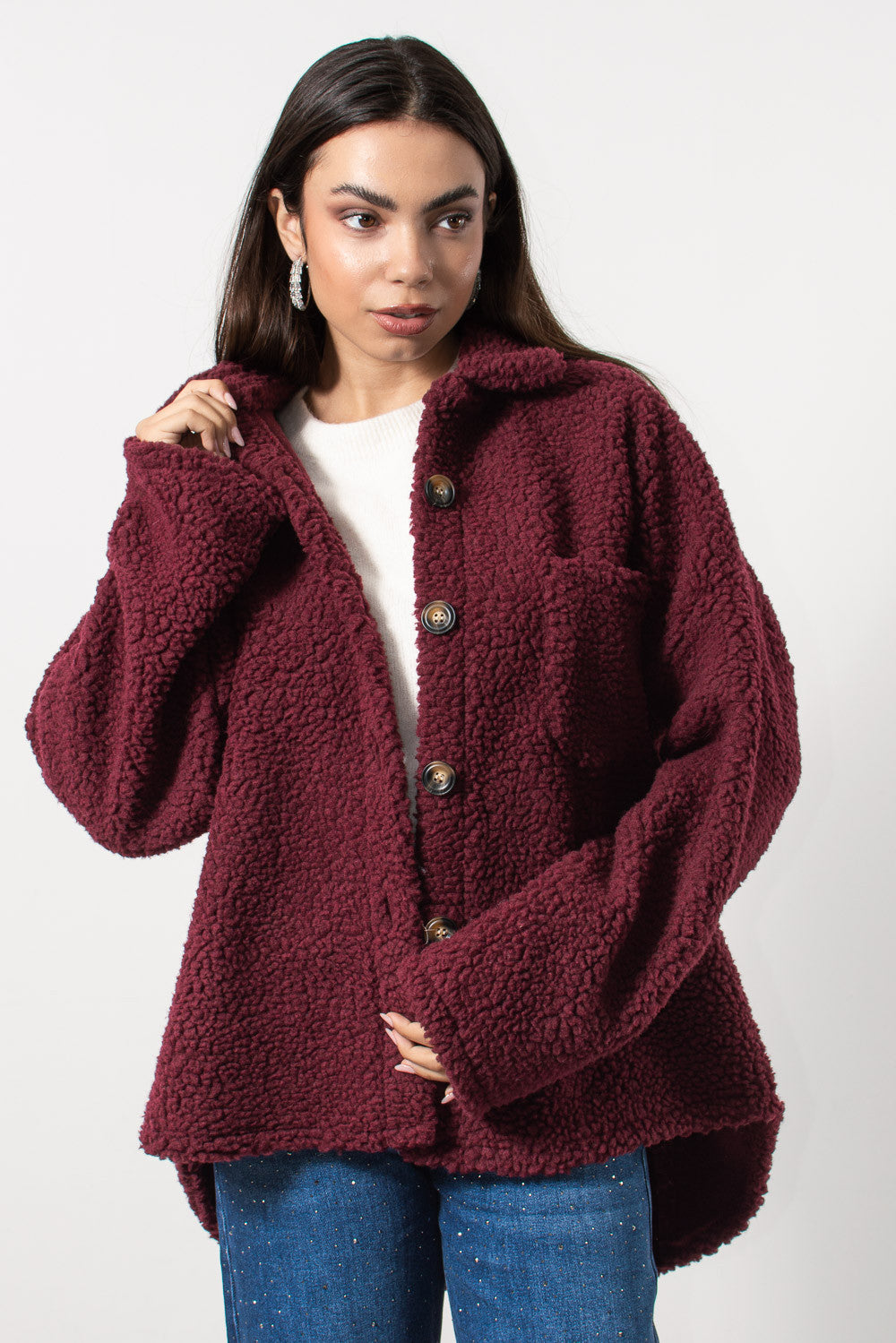 Jacket teddy μπουκλέ