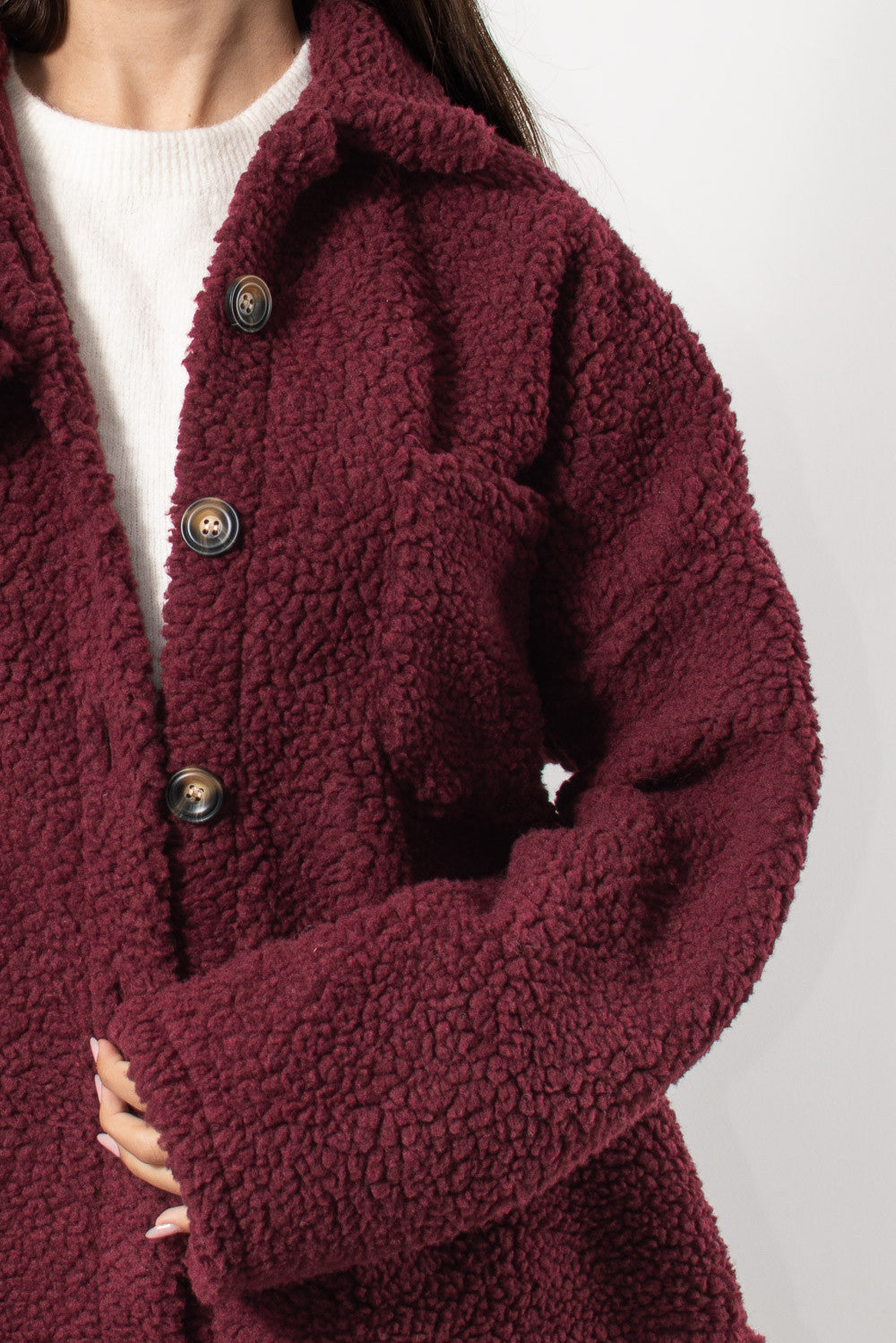 Jacket teddy μπουκλέ