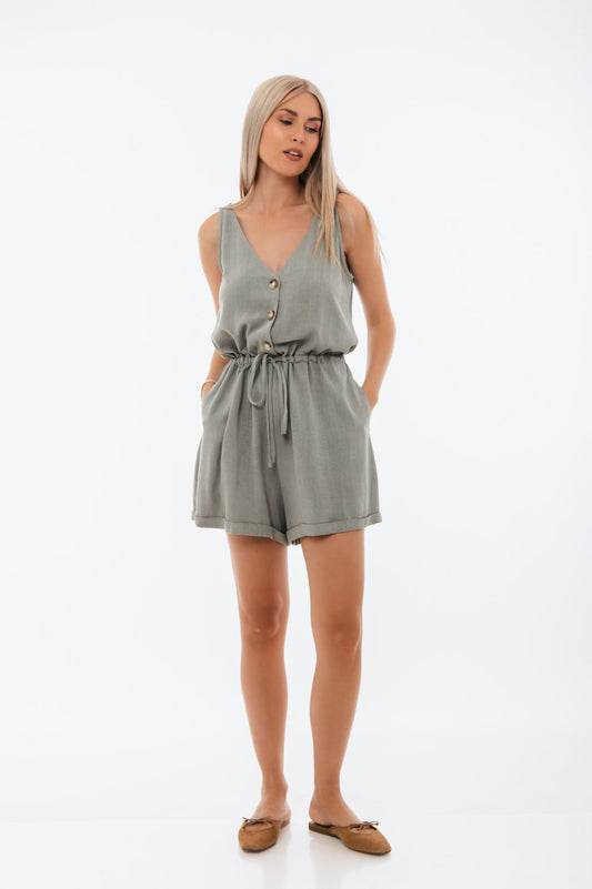 Ολόσωμο shorts βαμβακολινό