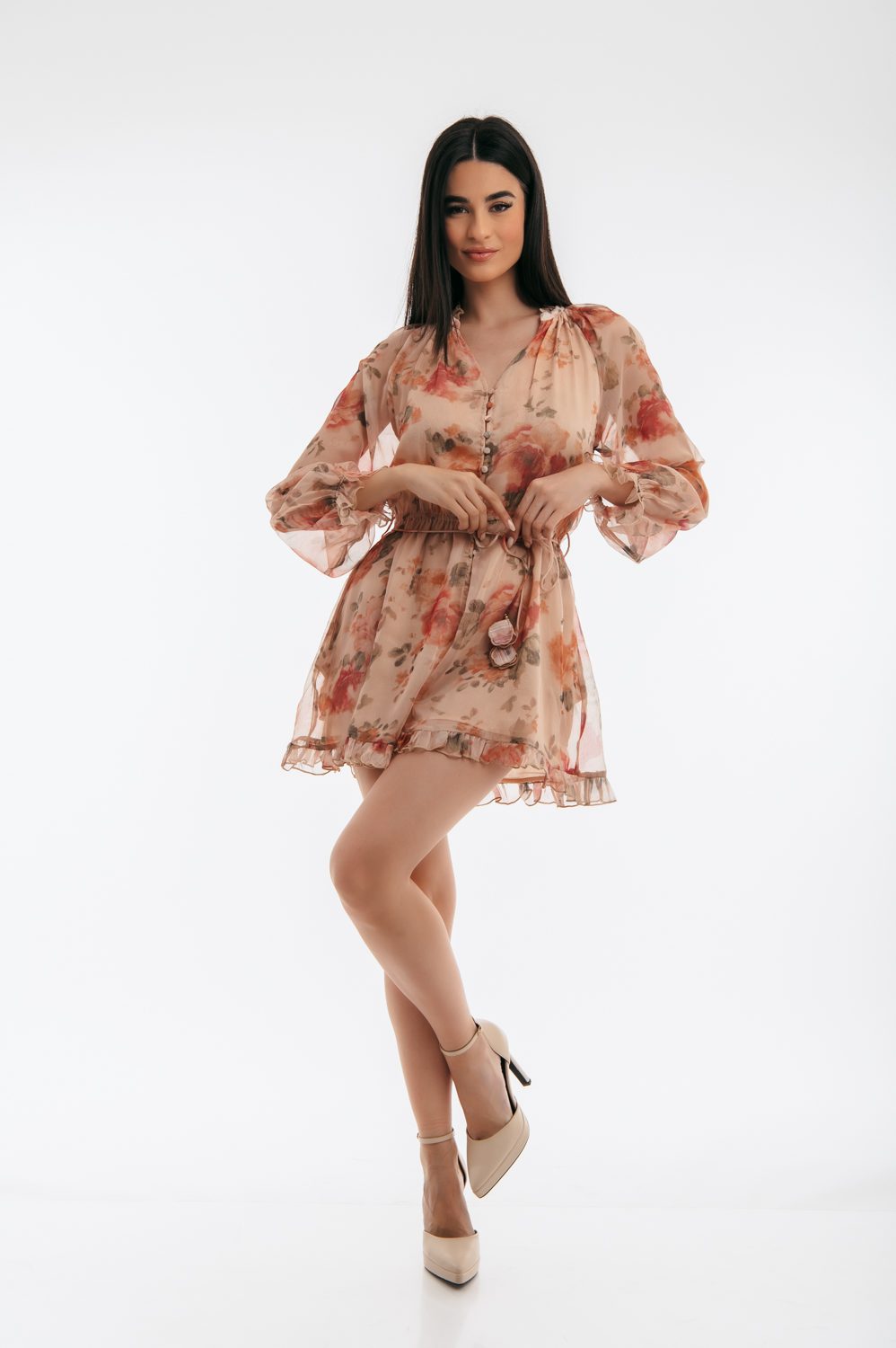 Ολόσωμο shorts floral