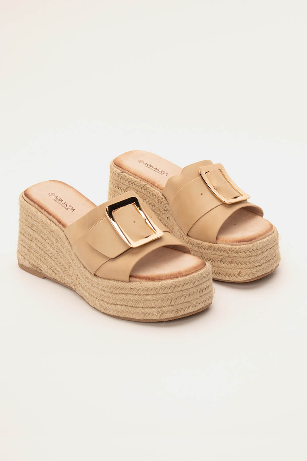 Πλατφόρμες Espadrilles με διακοσμητική τόκα