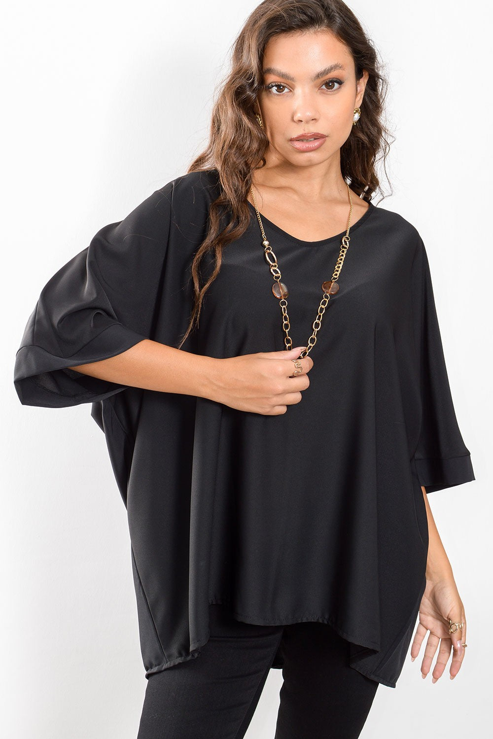 Μπλούζα plus size detailed