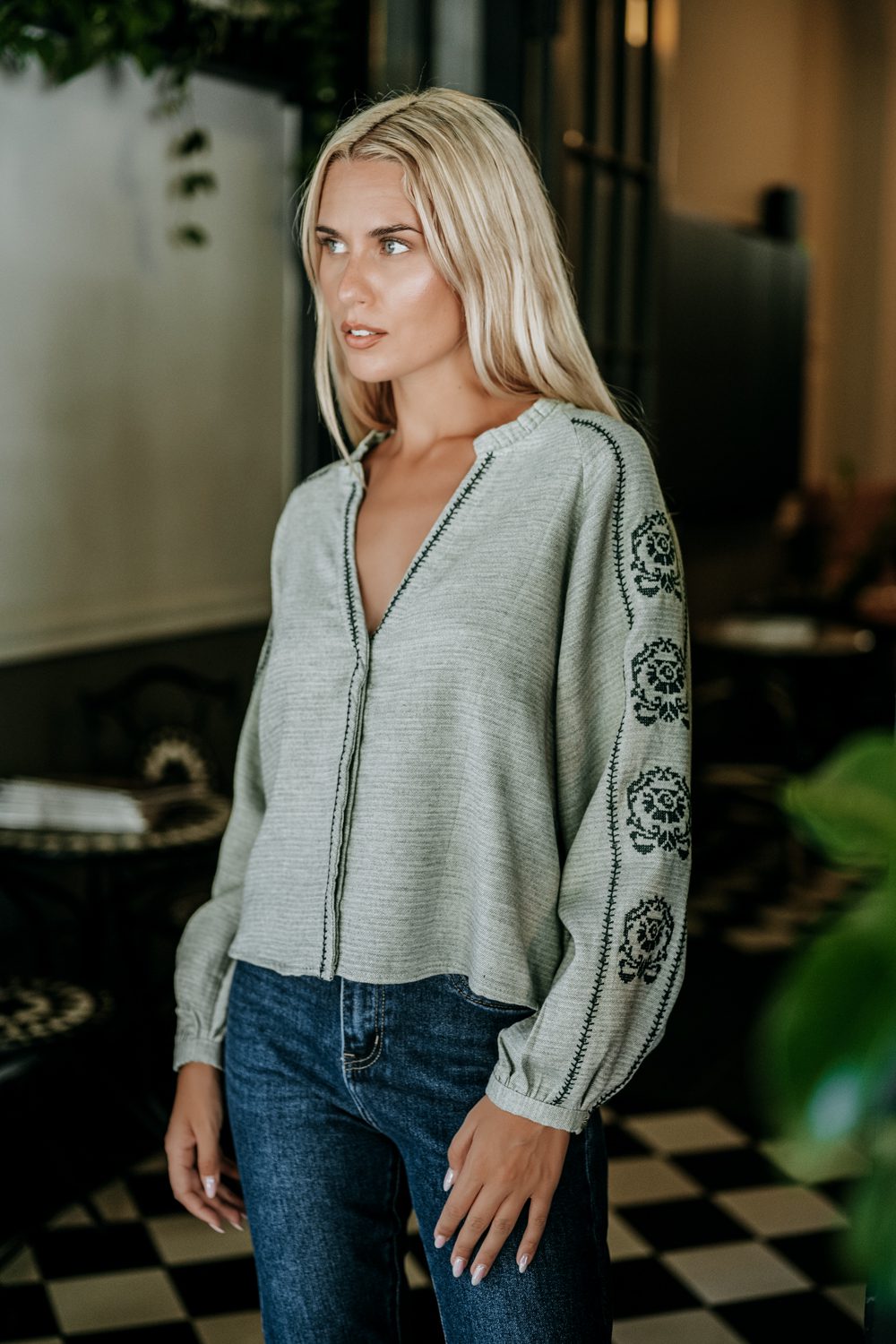 Πουκάμισο ethnic printed