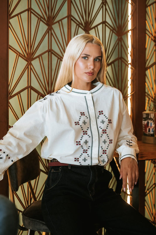 Πουκάμισο ethnic printed