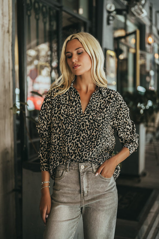 Πουκάμισο leopard printed