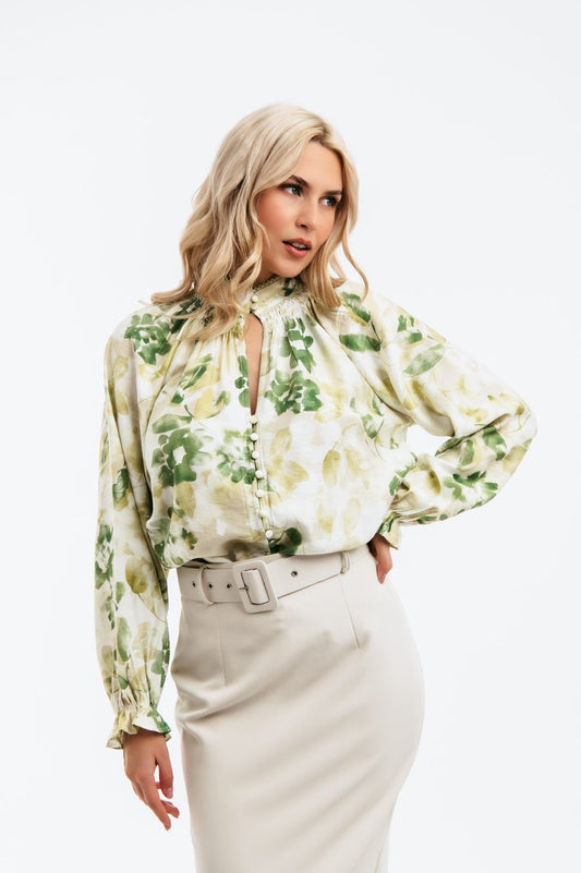 Πουκάμισο chic floral printed