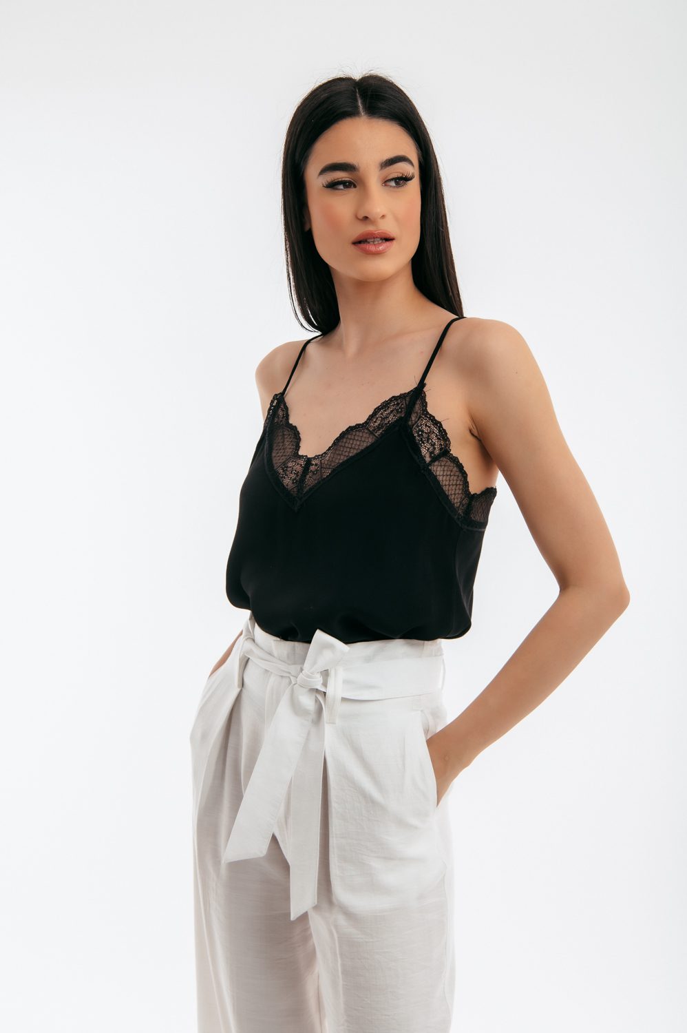 Top crepe lingerie