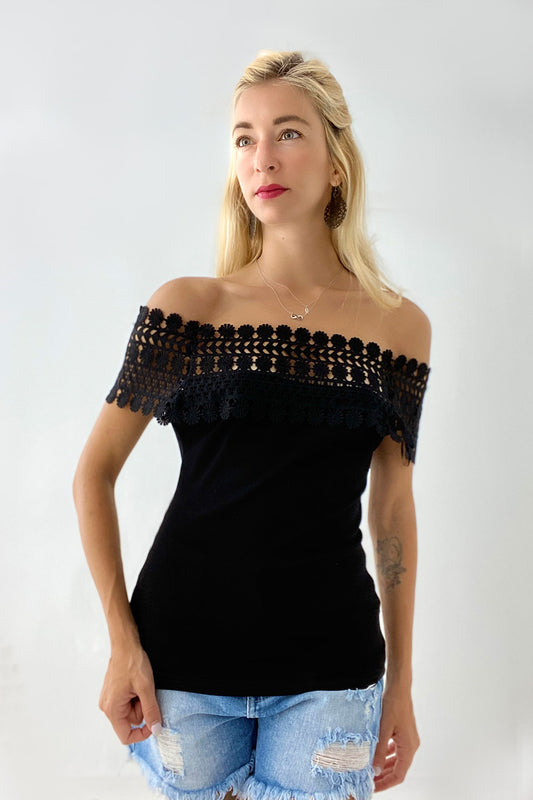 Top με δανδέλα κηπούρ