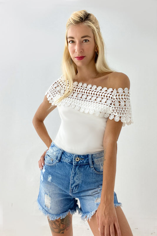 Top με δανδέλα κηπούρ