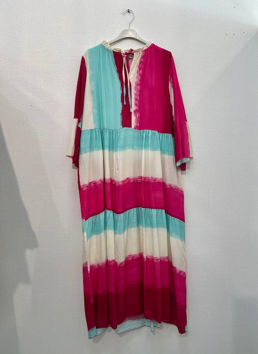 Φόρεμα midi printed multicolor