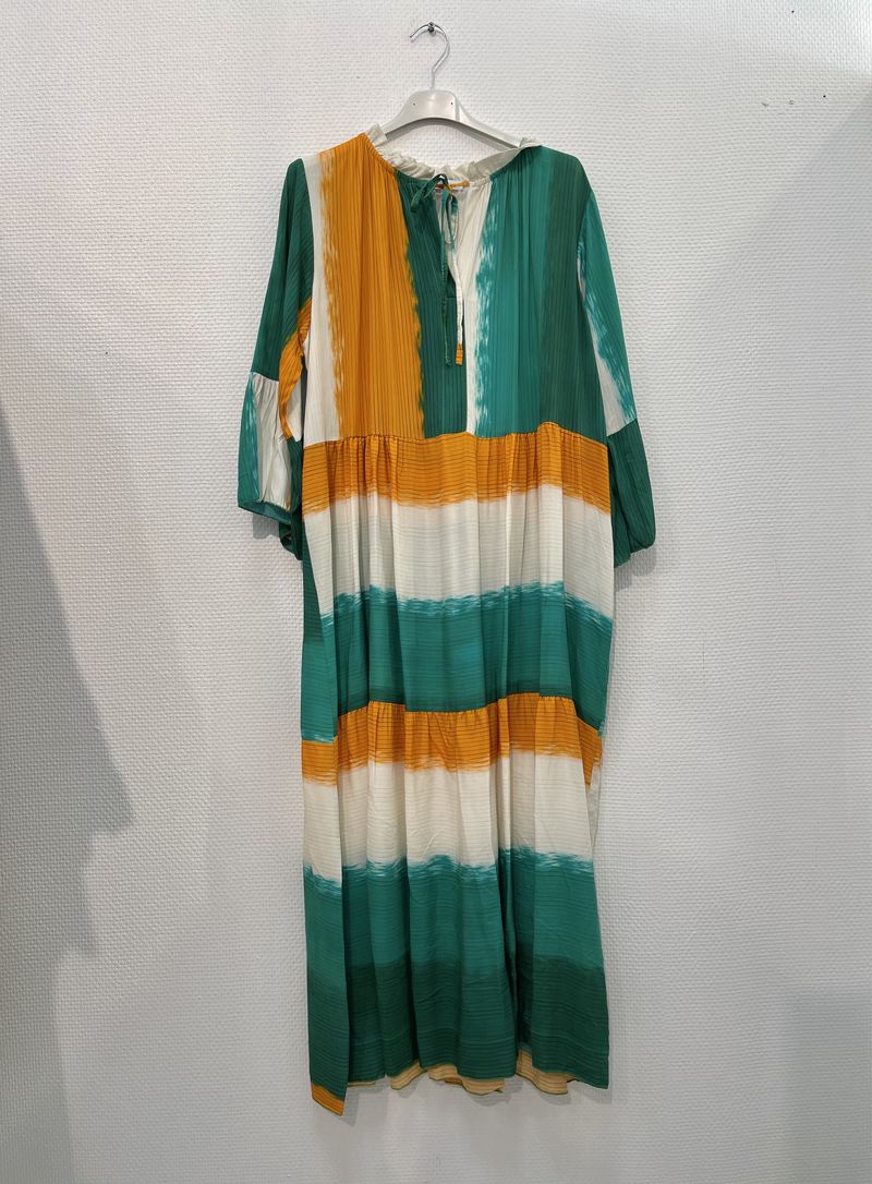 Φόρεμα midi printed multicolor