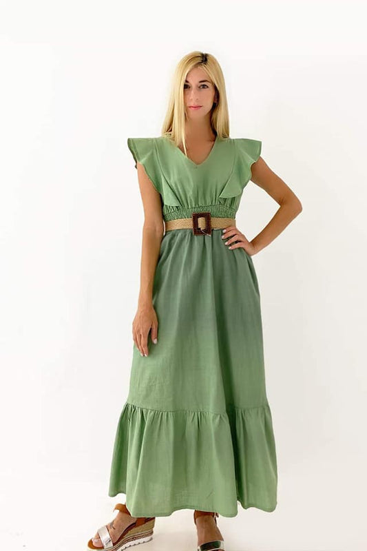 Φόρεμα maxi λινό