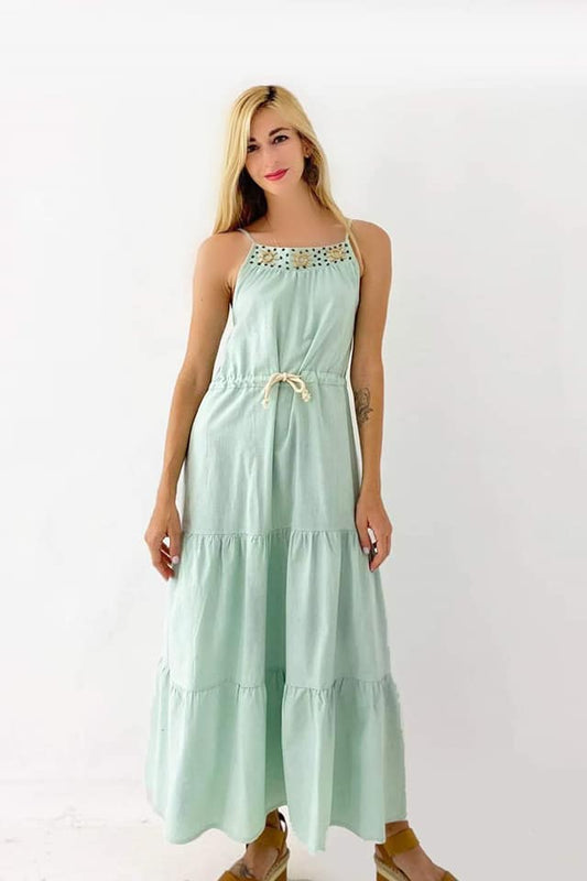 Φόρεμα maxi λινό