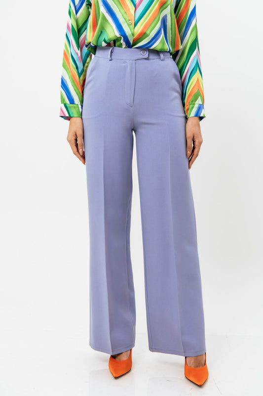 Παντελόνι καμπάνα με τσάκιση