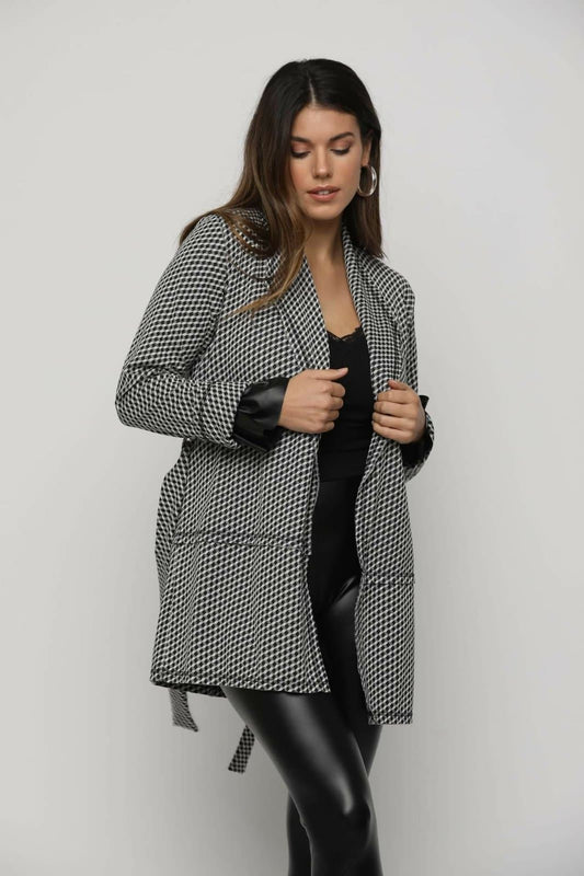 Ζακέτα πτι-καρό