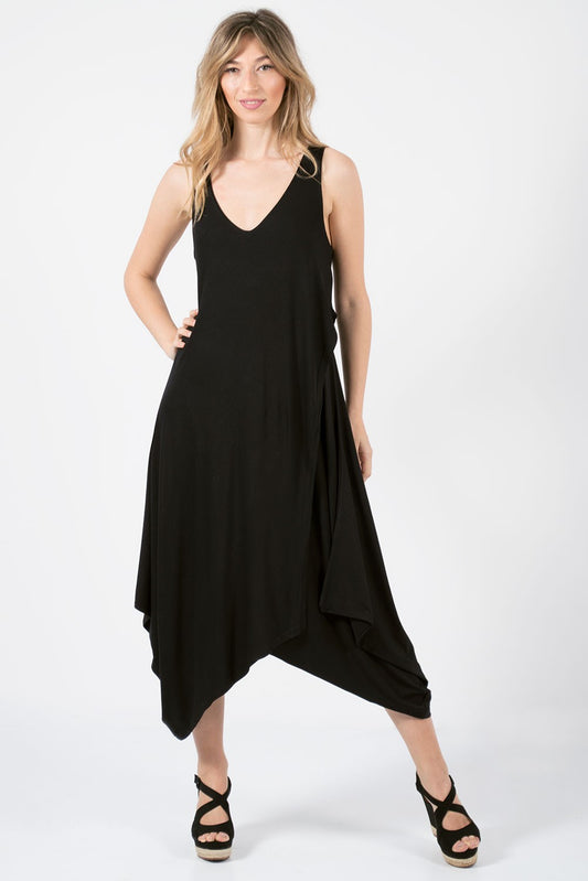 Φόρεμα κρουαζέ αμάνικο