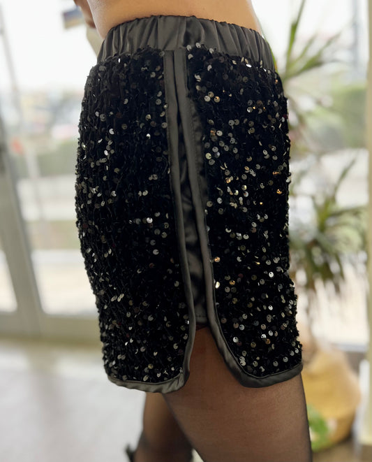 Shorts με παγιέτα