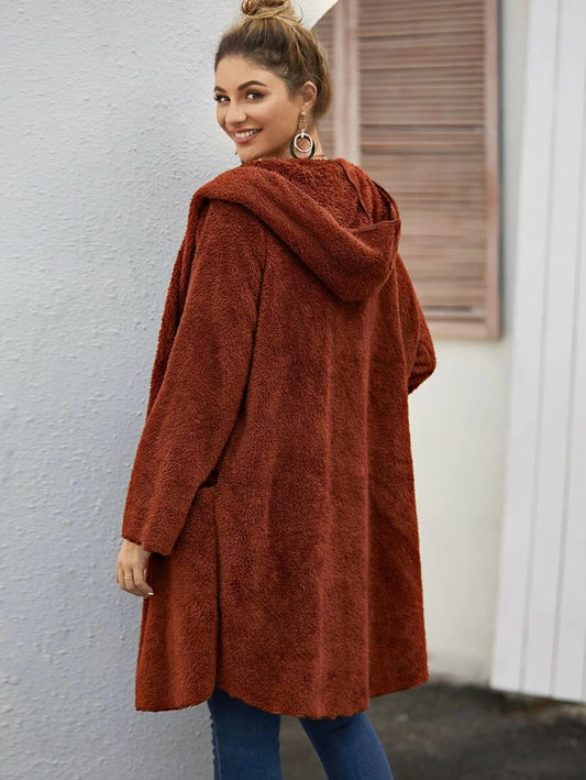 Teddy Coat oversized ζακέτα/παλτό