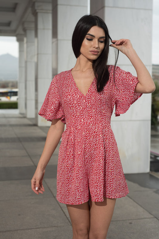 Ολόσωμο shorts floral