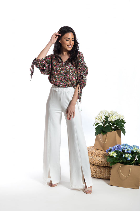 Παντελόνι καμπάνα με άνοιγμα