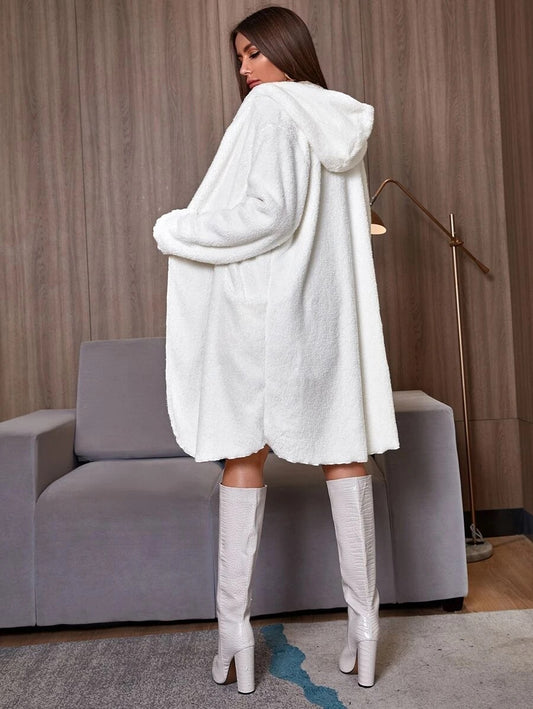 Teddy Coat oversized ζακέτα/παλτό