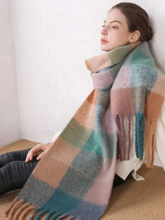 Κασκόλ με κρόσσια