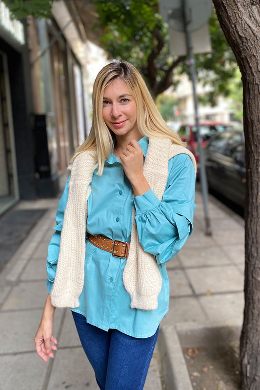 Πουκάμισο ποπλίνα