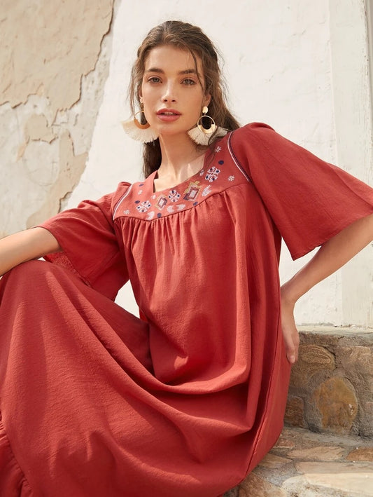 Φόρεμα midi/maxi boho