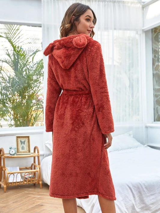 Flannel home robe