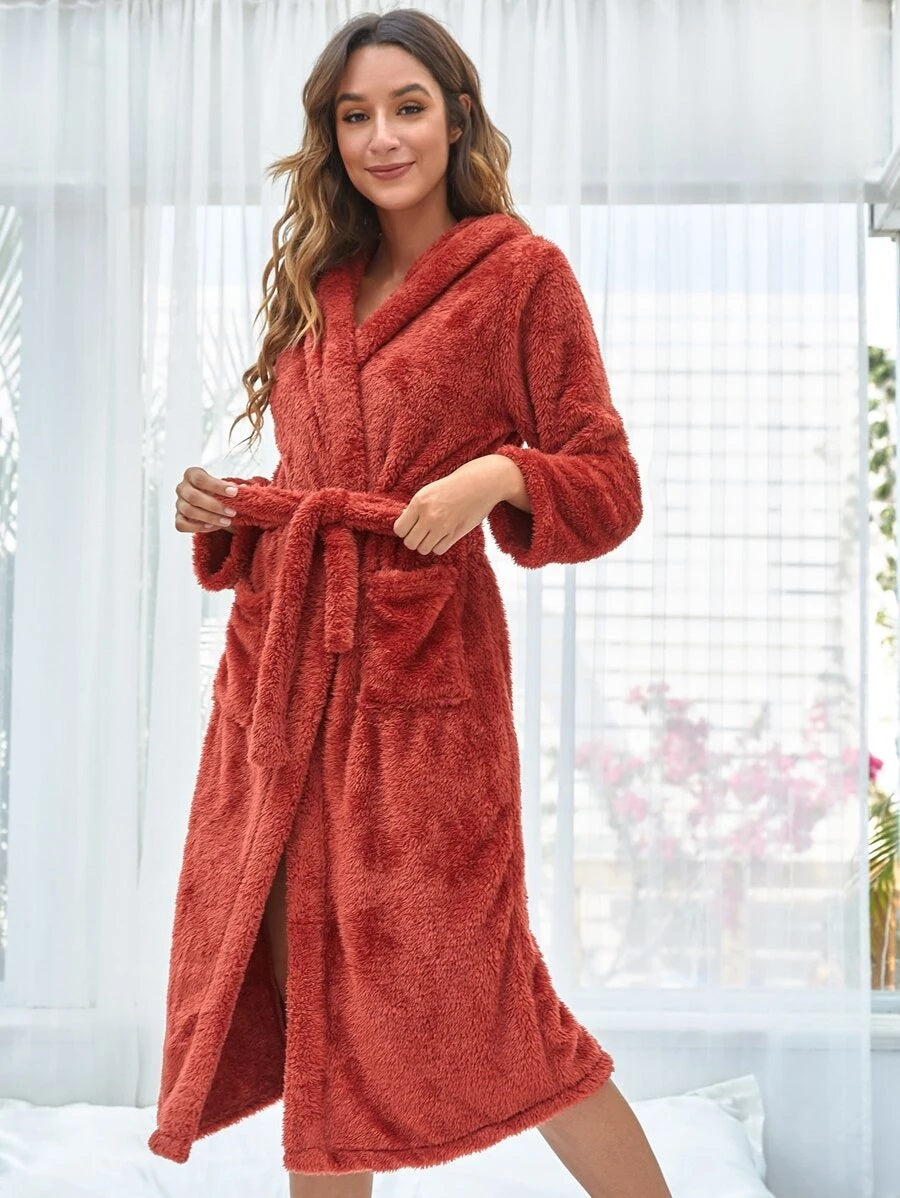 Flannel home robe