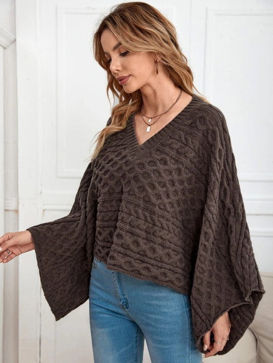 Ponchos πλεκτό