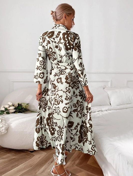 Φόρεμα σεμιζιέ floral