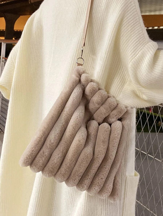 Τσάντα ώμου fluffy