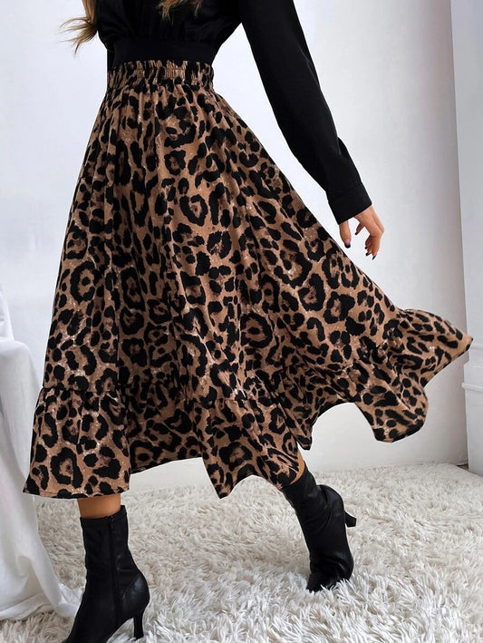 Φούστα animal printed