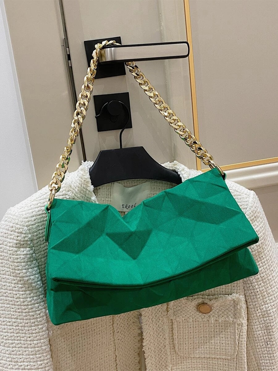 Τσάντα ώμου suede