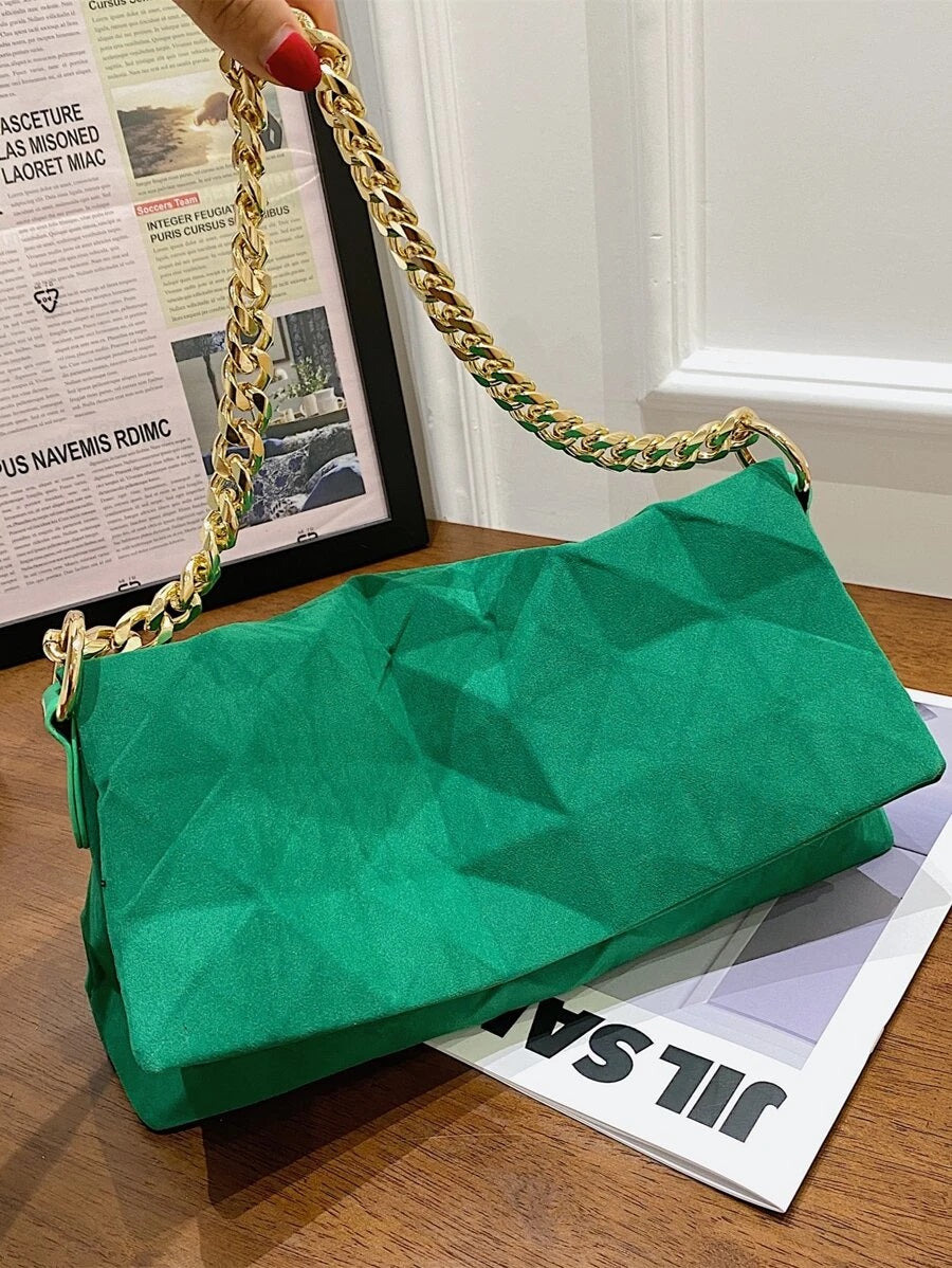 Τσάντα ώμου suede