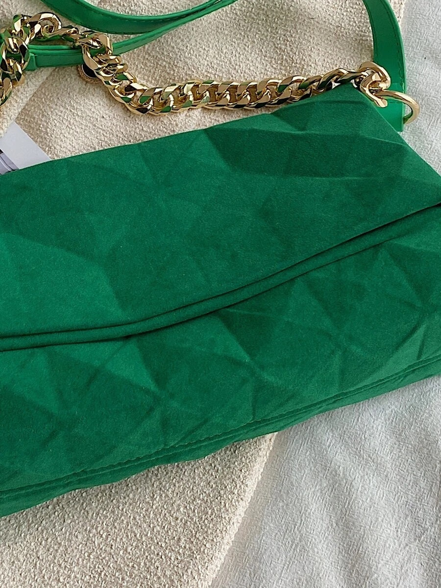 Τσάντα ώμου suede