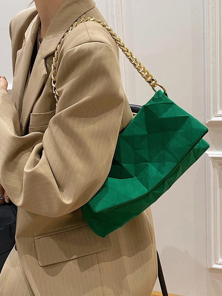 Τσάντα ώμου suede